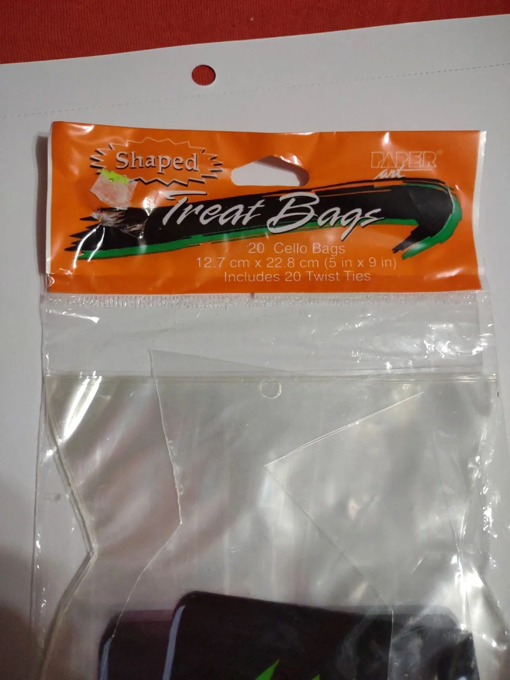 VINTAGE NEW Frankenstein Halloween Treat Bags 20 Ct 5x9 w/ Twist Ties